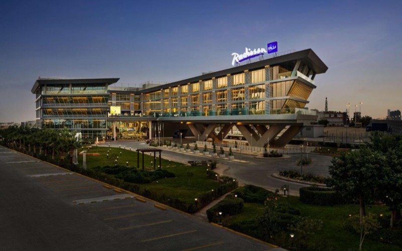 Stainless steel handrails and safety stairs, Radisson Blu Riyadh