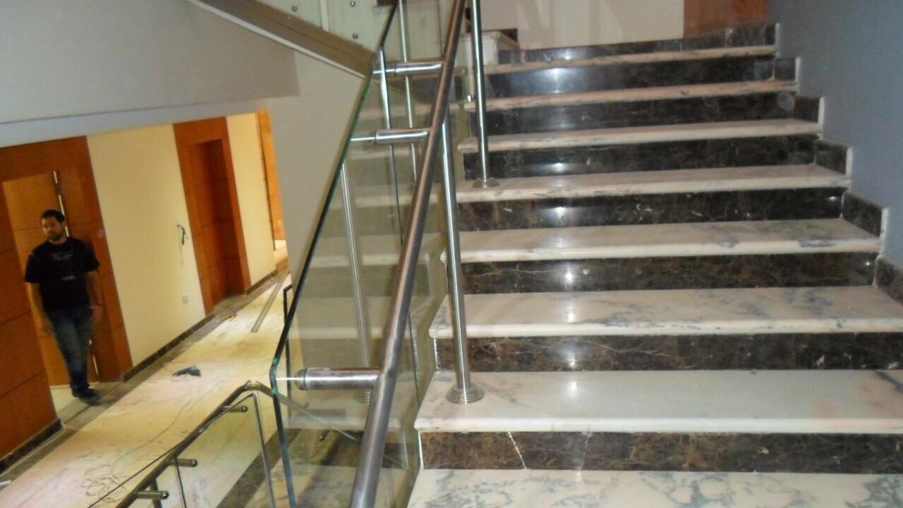 درابزين سلالم ستانلس داخلي