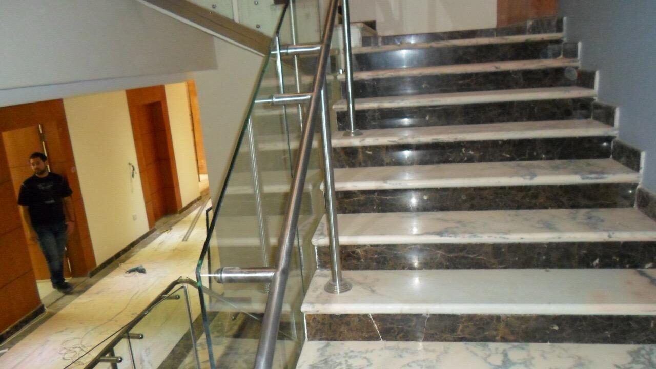 درابزين بلكونة ستانلس ستيل
